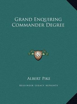 portada grand enquiring commander degree (en Inglés)