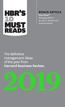 portada Hbr's 10 Must Reads 2019: The Definitive Management Ideas of the Year From Harvard Business Review (With Bonus Article "Now What? " by Joan c. Wi (in English)