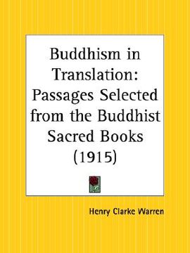 portada buddhism in translation: passages selected from the buddhist sacred books (in English)