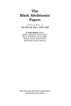 portada The Black Abolitionist Papers: Vol. I: The British Isles, 1830-1865