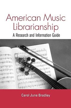 portada american music librarianship: a research and information guide (en Inglés)