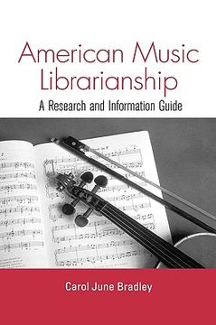 portada american music librarianship: a research and information guide (in English)