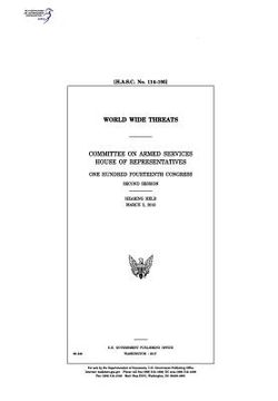portada World wide threats: Committee on Armed Services (en Inglés)
