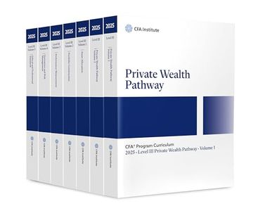 portada 2025 Cfa Program Curriculum Level III Private Wealth Box Set (en Inglés)