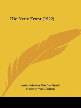 portada Die Neue Front (1922) (in German)