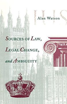 portada Sources of Law, Legal Change, and Ambiguity (en Inglés)