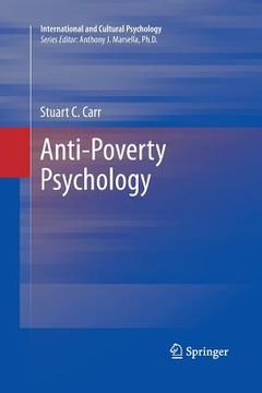 portada Anti-Poverty Psychology (en Inglés)