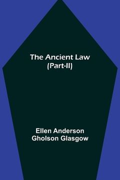 portada The Ancient Law (Part-II) (en Inglés)