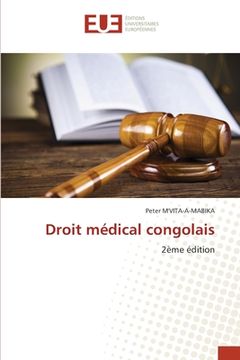 portada Droit médical congolais (en Francés)