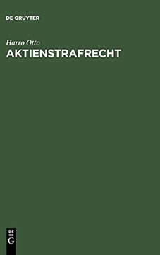 portada Aktienstrafrecht (en Alemán)