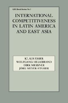 portada international competitiveness in latin america and east asia (in English)
