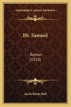 portada Hr. Samuel: Roman (1920) (in Noruego)