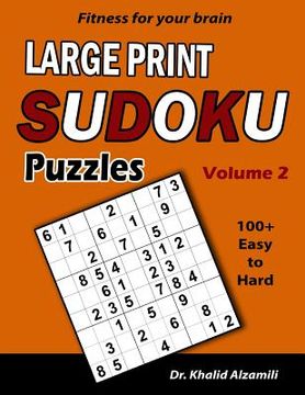 portada Fitness for your brain: Large Print SUDOKU Puzzles: 100+ Easy to Hard Puzzles - Train your brain anywhere, anytime!