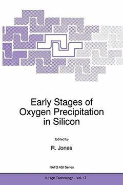portada early stages of oxygen precipitation in silicon (en Inglés)