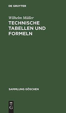 portada Technische Tabellen und Formeln (in German)
