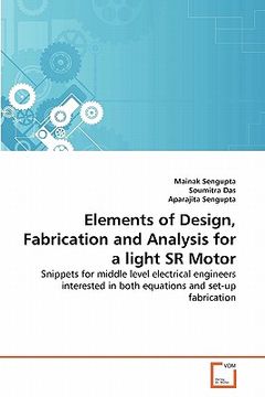portada elements of design, fabrication and analysis for a light sr motor
