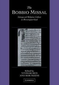 portada The Bobbio Missal Paperback (Cambridge Studies in Palaeography and Codicology) (en Inglés)