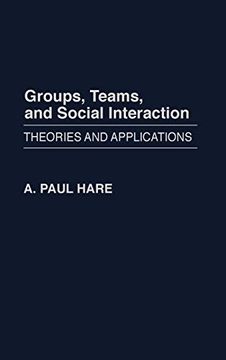 portada Groups, Teams, and Social Interaction: Theories and Applications (en Inglés)