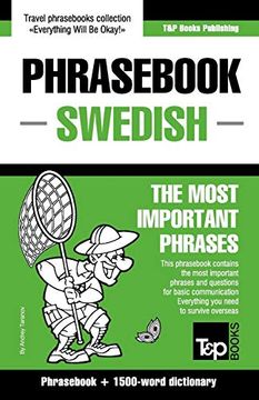 portada English-Swedish Phrasebook and 1500-Word Dictionary: 276 (American English Collection) (in English)