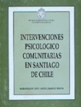 portada Intervenciones Psicologico - Comunitarias En Santiago De Chile