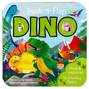 portada Dinosaur Peek a Flap Children'S Board Book (in English)
