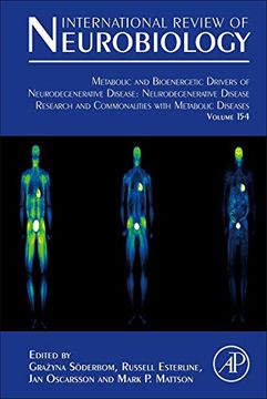 portada Metabolic and Bioenergetic Drivers of Neurodegenerative Disease: Neurodegenerative Disease Research and Commonalities With Metabolic Diseases: Volume. Review of Neurobiology, Volume 154) (en Inglés)