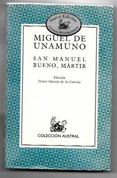 portada San Manuel Bueno, Martir