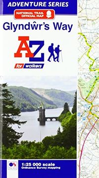 portada Glyndwr's Way Adventure Atlas (A-Z Adventure series)