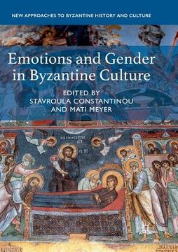portada Emotions and Gender in Byzantine Culture (en Inglés)