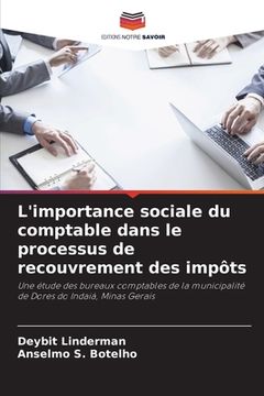 portada L'importance sociale du comptable dans le processus de recouvrement des impôts (in French)