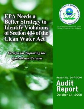 portada EPA Needs a Better Strategy to Identify Violations of Section 404 of the Clean Water Act (en Inglés)