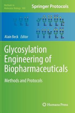 portada glycosylation engineering of biopharmaceuticals: methods and protocols (en Inglés)