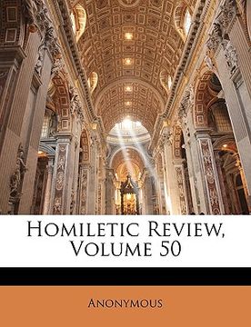 portada homiletic review, volume 50 (en Inglés)