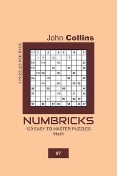 portada Numbricks - 120 Easy To Master Puzzles 11x11 - 7 (en Inglés)