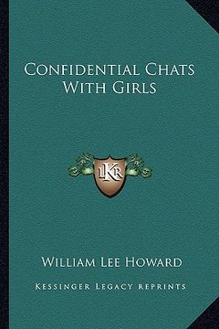 portada confidential chats with girls (en Inglés)