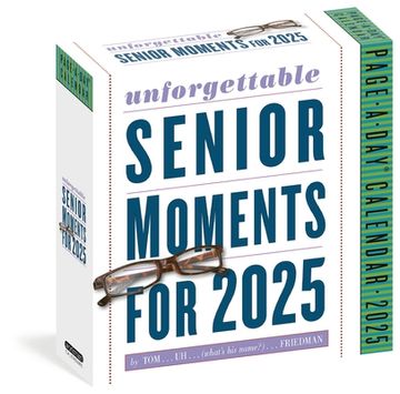 portada Unforgettable Senior Moments Page-A-Day Calendar 2025 (in English)