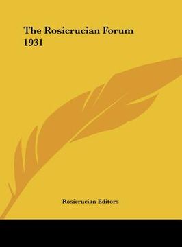 portada the rosicrucian forum 1931 (in English)