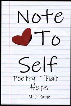 portada Note to Self: Poetry That Helps (en Inglés)