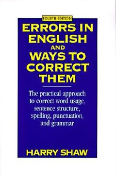 portada Errors in English and Ways to Correct Them: Fourth Edition (en Inglés)