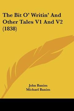 portada the bit o' writin' and other tales v1 and v2 (1838)