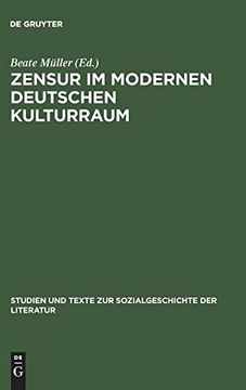 portada Zensur im Modernen Deutschen Kulturraum (en Alemán)