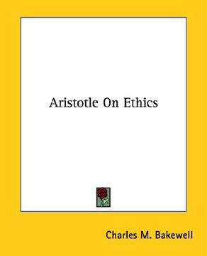 portada aristotle on ethics (en Inglés)