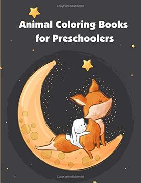 portada Animal Coloring Books for Preschoolers: Funny Coloring Animals Pages for Baby-2 (Easy Learning) 