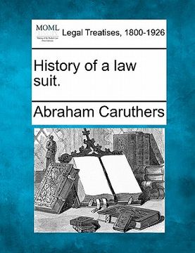 portada history of a law suit. (en Inglés)