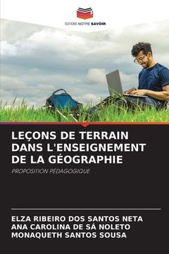 portada Leçons de Terrain Dans l'Enseignement de la Géographie (en Francés)