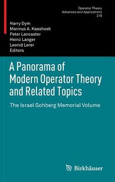 portada a panorama of modern operator theory and related topics