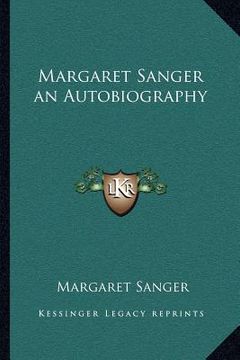 portada margaret sanger an autobiography