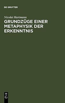 portada Grundzüge Einer Metaphysik der Erkenntnis (en Alemán)