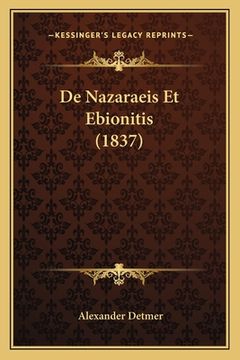 portada De Nazaraeis Et Ebionitis (1837) (en Latin)