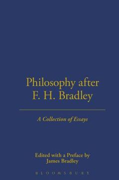 portada philosophy after f.h. bradley (en Inglés)